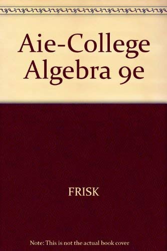 (T) College Algebra 9th Ed