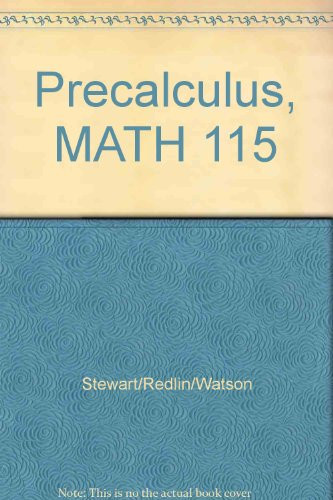Precalculus, MATH 115