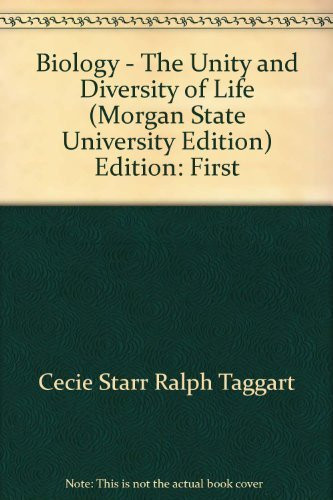 Biology-the Unity and Diversity of Life, Morgan State University, Biol 101