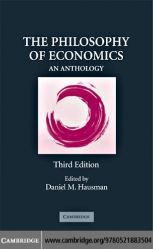 The Philosophy of Economics