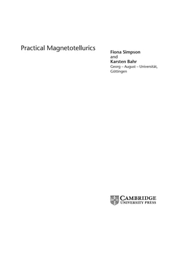 Practical Magnetotellurics