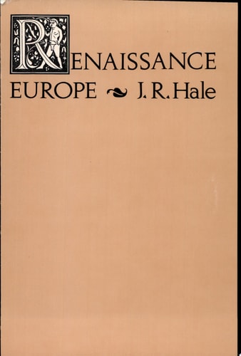 Renaissance Europe Individual and Society, 1480-1520