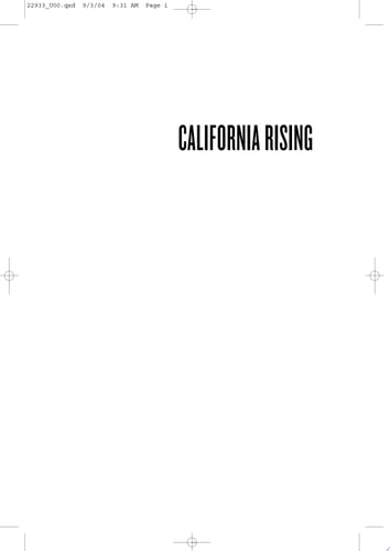 California Rising The Life and Times of Pat Brown