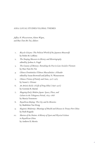 Selling Women Prostitution, Markets, and the Household in Early Modern Japan