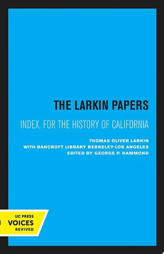 The Larkin Papers, Index