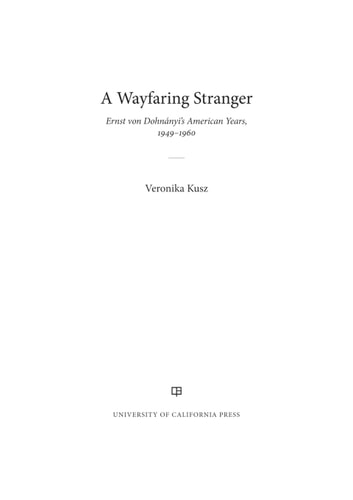 A Wayfaring Stranger
