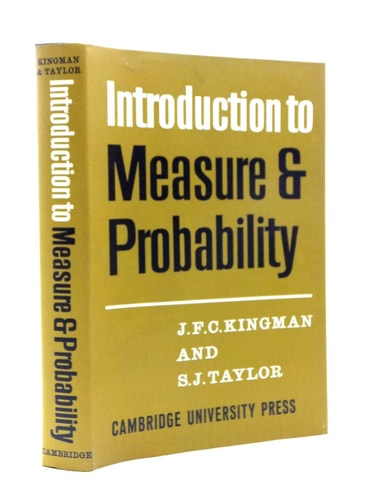 Introdction to Measure and Probability