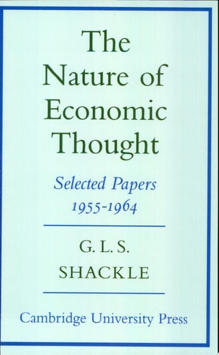 The Nature of Economic Thought: Selected Papers 1955-1964