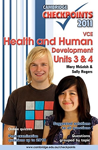 Cambridge Checkpoints VCE Health and Human Development Units 3 And 4 2011