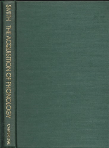 The Acquisition of Phonology A Case Study