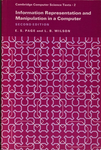 Information Representation and Manipulation in a Computer