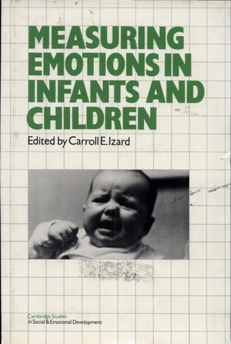 Measuring Emotions in Infants and Children Based on Seminars Sponsored by the Committee on Social and Affective Development During Childhood of the Social Science Research Council