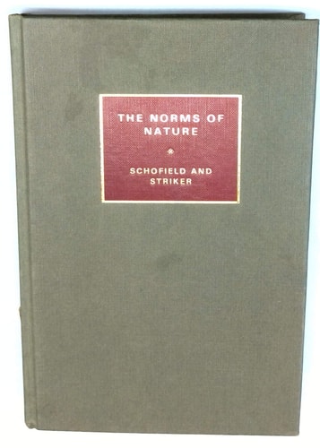 The Norms of Nature Studies in Hellenistic Ethics