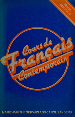 Cours de français contemporain Niveau approfondi