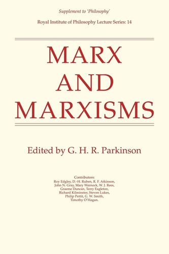 Marx and Marxisms