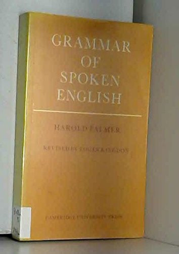 A Grammar of Spoken English