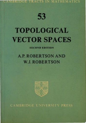 Topological Vector Spaces