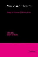 Music and Theatre Essays in Honour of Winton Dean