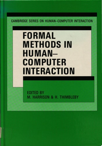 Formal Methods in Human-Computer Interaction