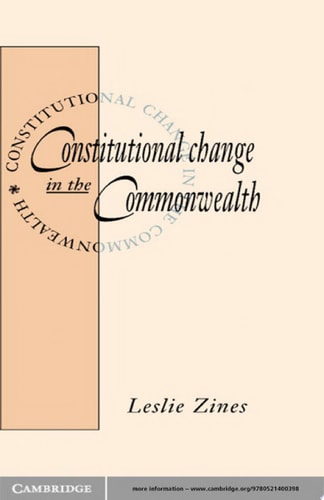 Constitutional Change in the Commonwealth
