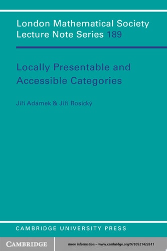 Locally Presentable and Accessible Categories