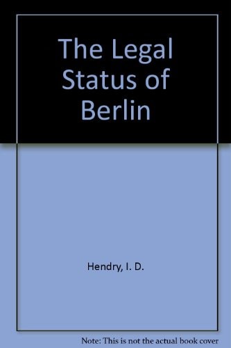 The Legal Status of Berlin