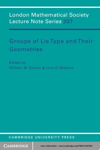 Groups of Lie Type and Their Geometries