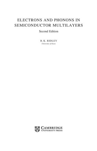 Electrons and Phonons in Semiconductor Multilayers