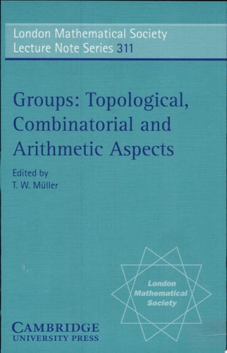 Groups Topological, Combinatorial and Arithmetic Aspects