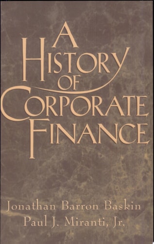A History of Corporate Finance