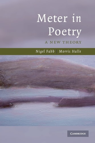 Meter in Poetry A New Theory