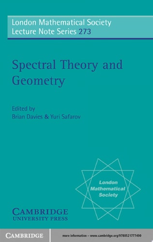 Spectral Theory and Geometry