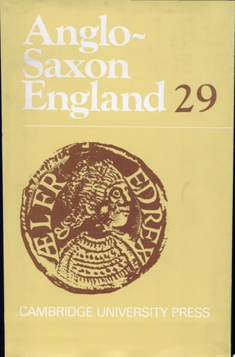 Anglo-Saxon England: Volume 29