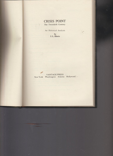 Crisis Point, the Twentieth Century An Historical Analysis