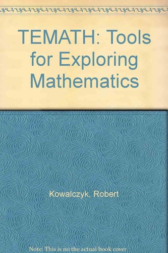 Temath - Tools for Explor Math Manual
