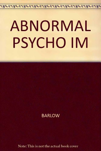 Abnormal Psychology An Integrative Approach, Media Edition