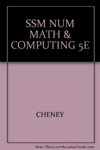 Ssm Num Math and Computing
