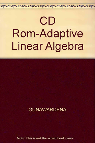 CD-ROM for Jain/Gunawardena’s Linear Algebra