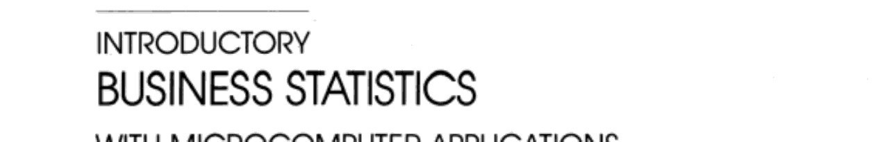 Intro Busns Stats