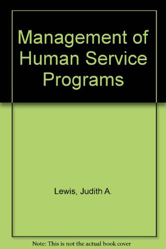 Mangmnt Human Service Prog Ise