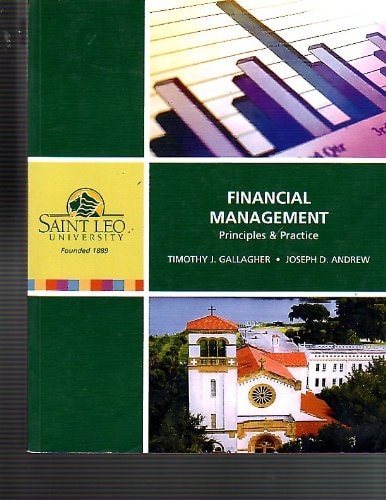 Financial Management Principles & Practice