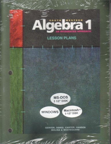 Lsn Plns Pkg, SW Algebra 1 An Intrg Appro