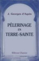 Pèlerinage en Terre-Sainte