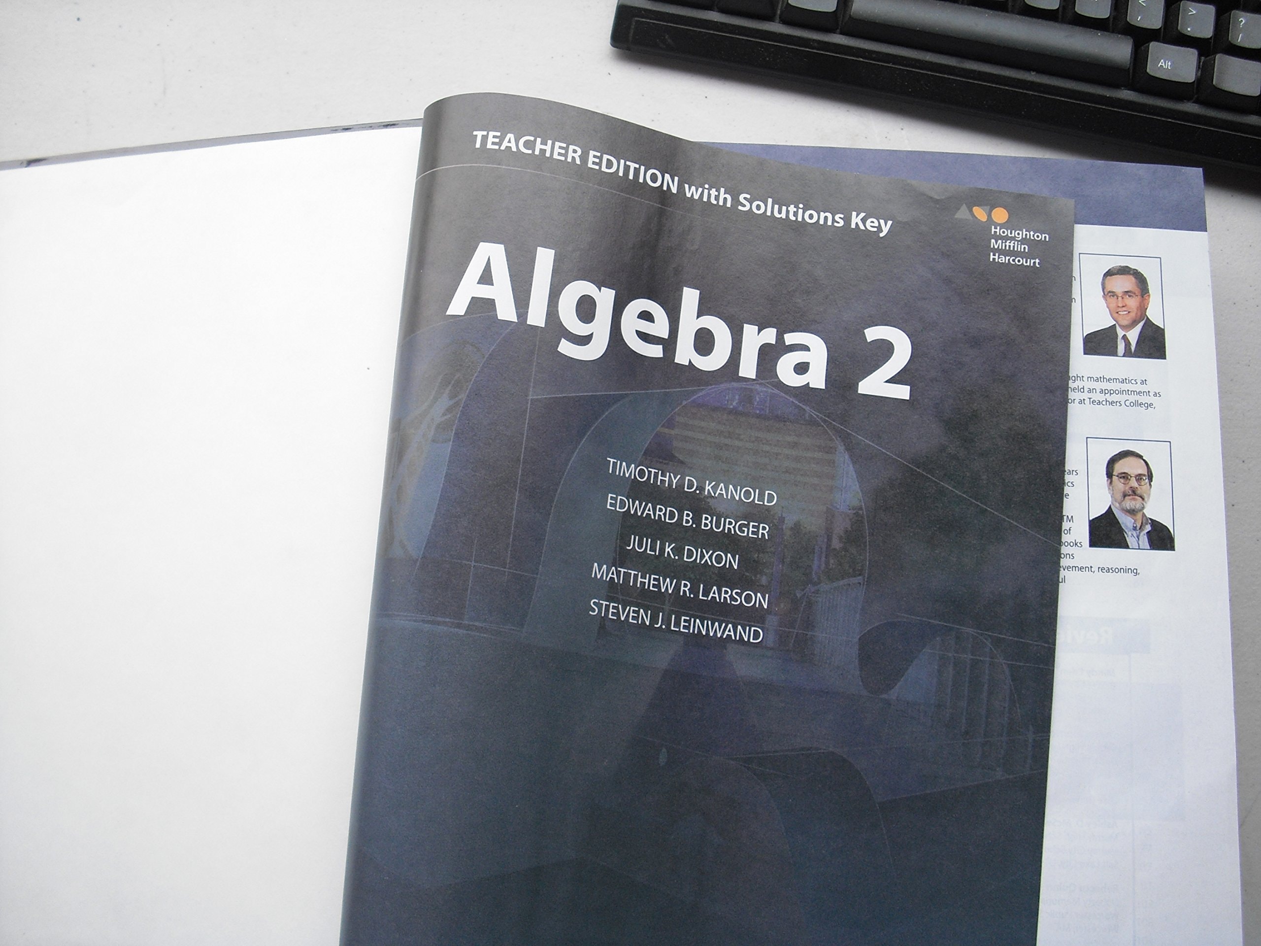 HMH Algebra 2 California: Teacher Edition with Solutions 2015