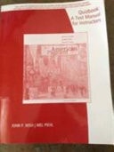 The American Pageant A Test Manual for Instructors. The quizbook