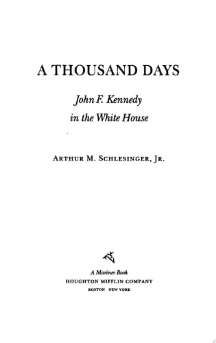 A Thousand Days