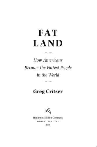 Fat Land