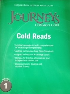 Houghton Mifflin Harcourt Journeys Common Core Cold Reads, Grade 1