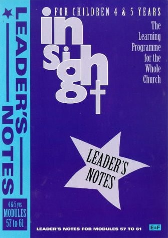 Insight for Children 4-5 years book E and F. Modules 57, 58, 59, 60 and 61