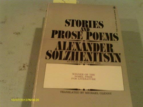 Stories and Prose Poems